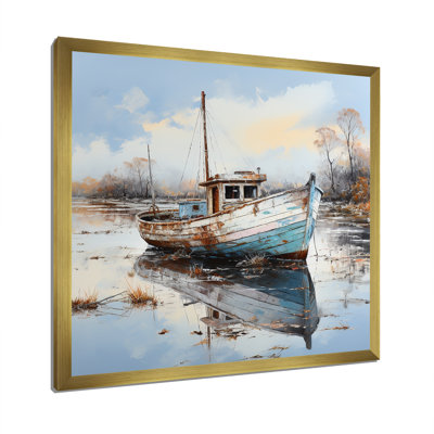 " Boat Charm In Winter "