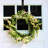 Faux Plastic 12'' Wreath