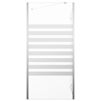 Bath Enclosure 47.2 x 26.8 x 51.2 in Tempered Glass Stripe Bath Screen Stylish Modern Bathroom Enclosure