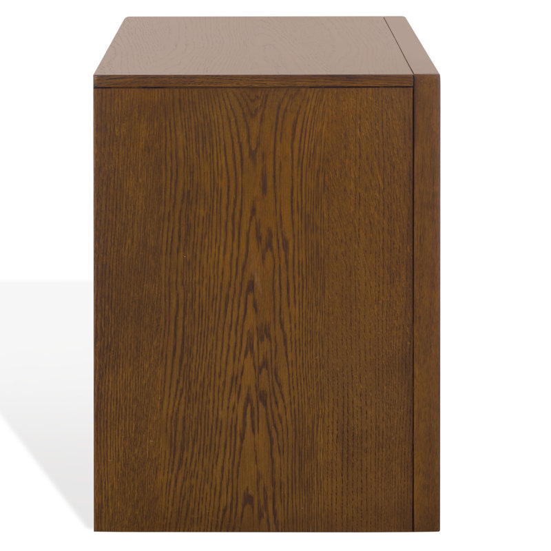 Darnell Wood 1 Drawer Nightstand, Medium Oak
