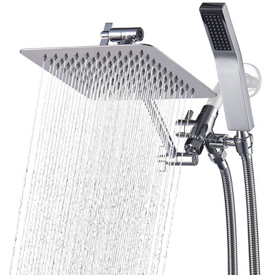 Rain Dual Shower Head 2.5 GPM GPM