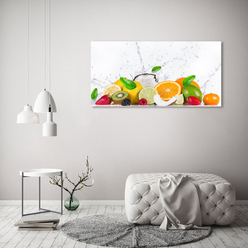 Fruit And Water - Wrapped Canvas Print
