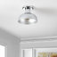 Plafonnier semi-encastré 1 lumière 13 po-1594053885