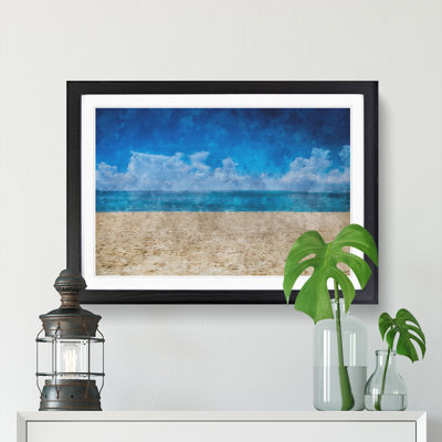 Beach In Mexico - Single Picture Frame Painting on MDF