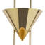 Versus 67-in Brass Floor Lamp-400232689