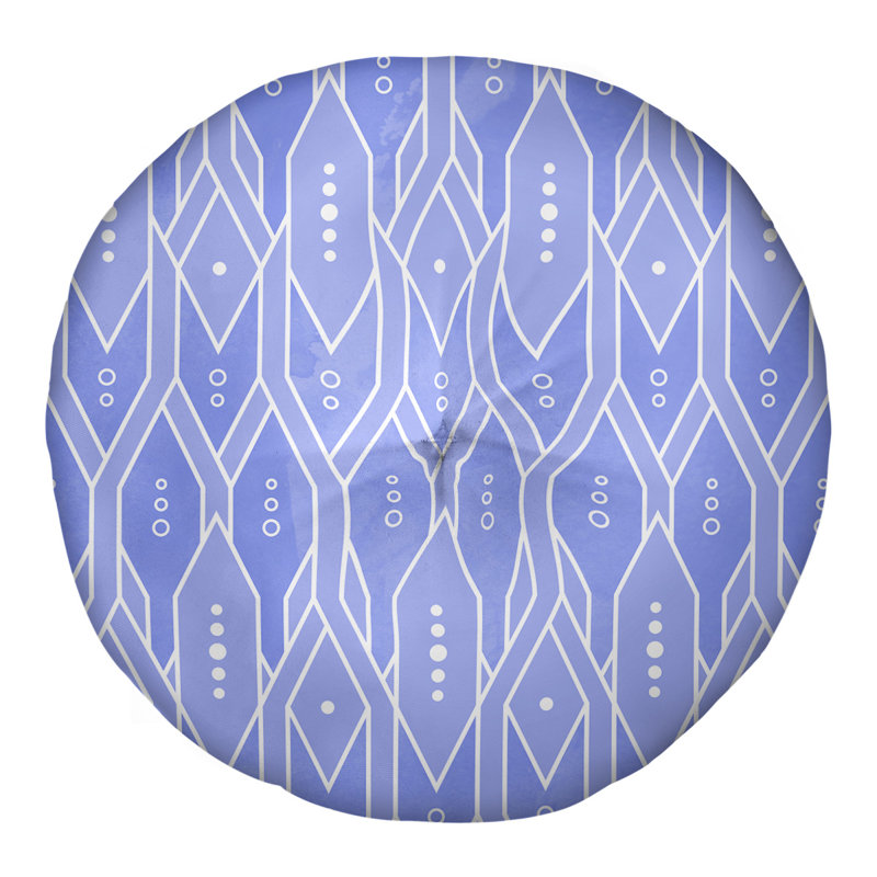 Coussin de sol, 26 po x 26 po, Bleu