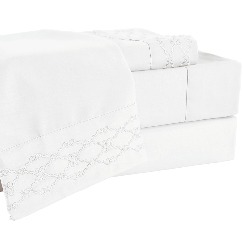 Microfiber Sheet Set, White, Full