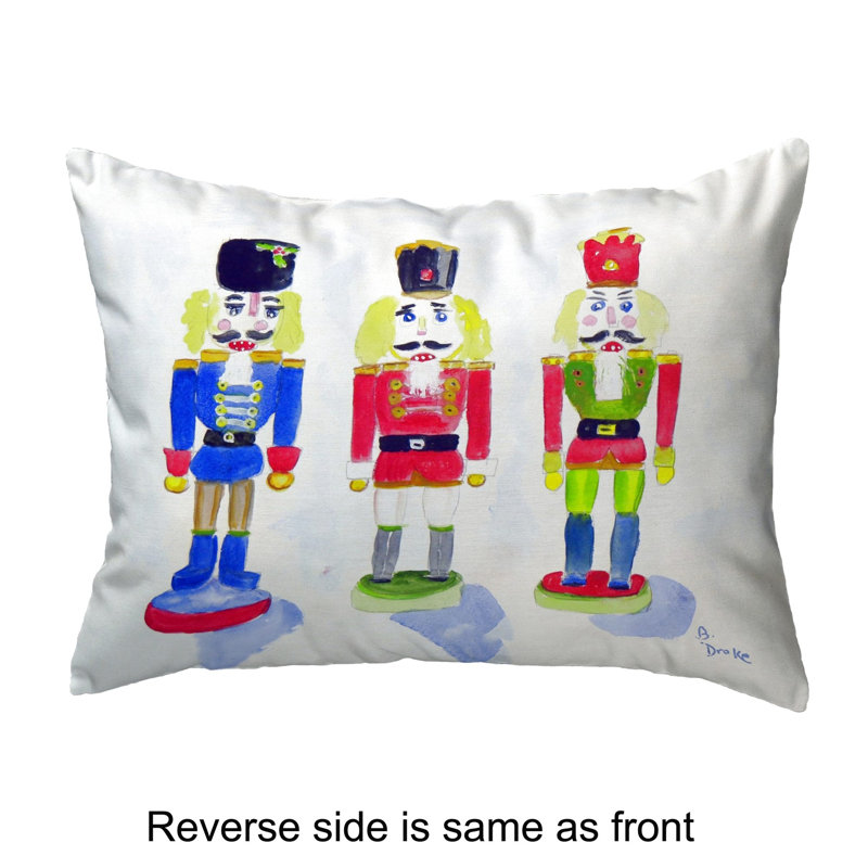 Outdoor Reversible Throw Pillow