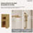 10" Pressure-Balanced Rain Shower System with 3-Function Handheld Shower and Adjustable Slide Bar-117466224