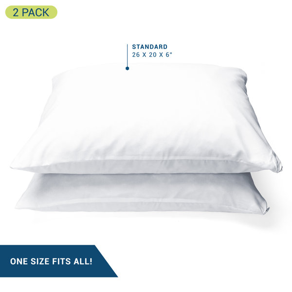  Beckham Hotel Collection Bed Pillows Standard / Queen Size Set  of 2 - Down Alternative Bedding Gel Cooling Pillow for Back, Stomach or  Side Sleepers : Home & Kitchen