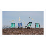 Four Chairs And Four Seagulls Giclee Print by Soicher Marin Archives