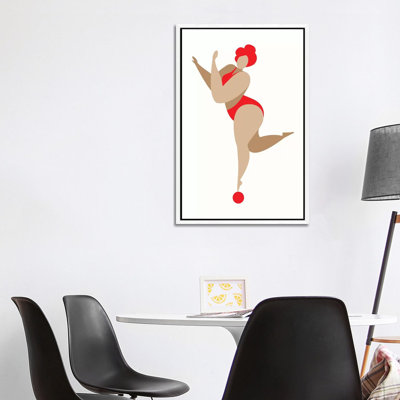 Dancing Queen - Red by Kubistika - Print on Canvas