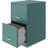 2-Drawer File Cabinet with 2 File Drawers for Smooth-Glide Suspension, Files & Folders, Teal