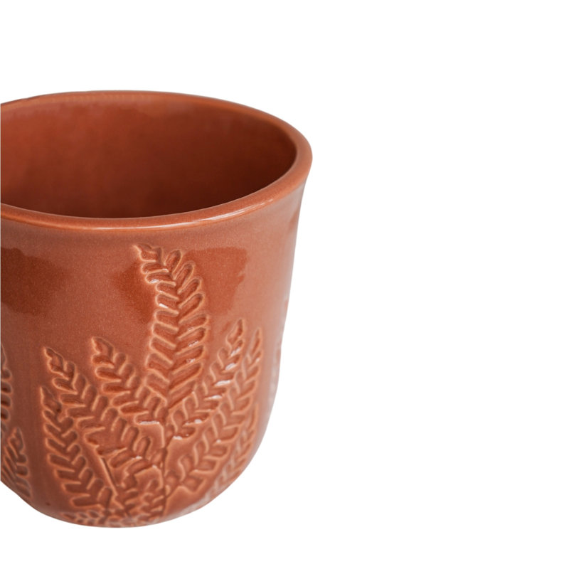 Ceramic Cachepot, Brown