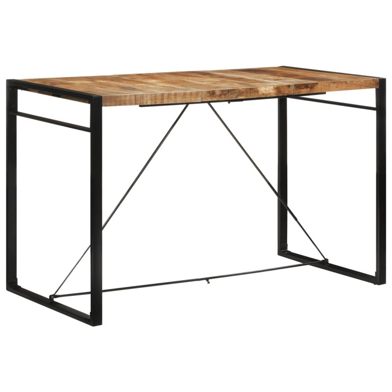 Rectangular Metal Outdoor Bar Table , 175cm W 90cm D