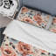 Ensemble de housse de couette Retro Nostalgia Pink Floral Fantasy-1675659472