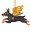 Ornement en forme d'ange pour chien «Honor the Pooch Doberman»