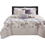Ensemble de courtepointe floral 6 pièces avec coussins décoratifs-1355648451-1355648508