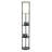 Stefaney 62.5'' Black LED Column Floor Lamp