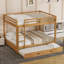 Grand lit superposé en bois avec échelle et lit gigogne XL-762269592