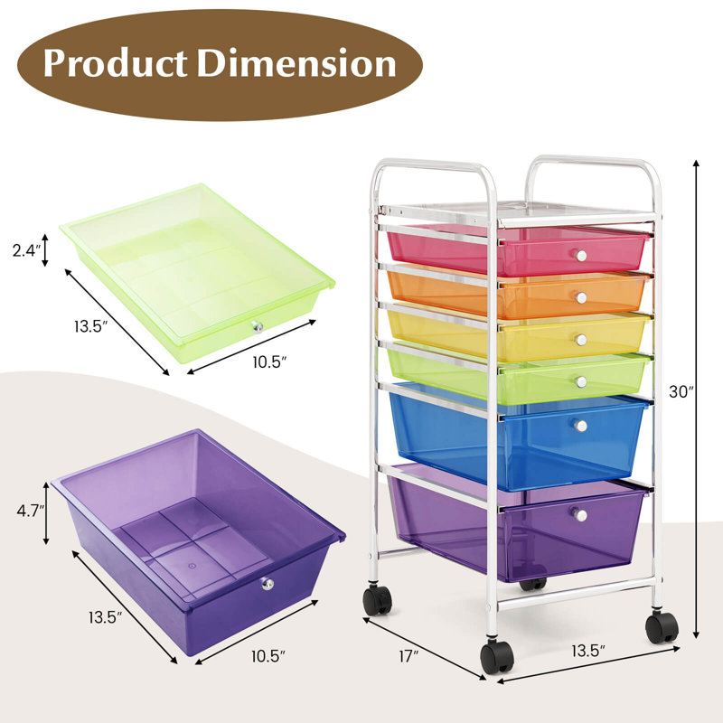 Espey 6 Drawer Storage Drawer