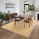 Modern Rug for Living Room Non-Slip Striped Accent Rug, Stain-Resistant Ultra-Thin Bedroom Carpet, Soft Low Pile Indoor Floor Mat for Kids Room, Nursery, Home Office