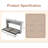 Gray Wood Frame Twin Murphy Bed