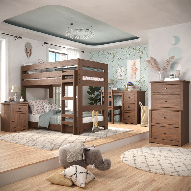 Treava Solid Wood Platform Bed