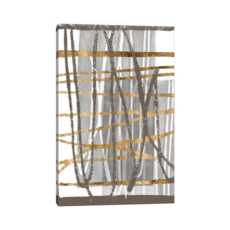 Golden Thread I by Jennifer Goldberger - Wrapped Canvas Print, 101.6 cm H x 66.04 cm W x 1.91 cm D