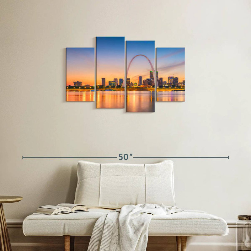 Nicci St. Louis, coucher de soleil sur l'horizon, H 22 po x l 36 po