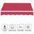 JOVNO 60'' Fabric Cover Retractable Patio Awning-63549648-63612480