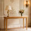 Console en bois ornée de perles-624150809