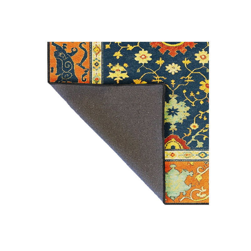 Tapis blanc tissé à motif lavable Mosso, 4'11" x 7'7"
