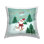 «Let It Snow Santa Snowshoes», coussin décoratif imprimé par Pan Georgiou