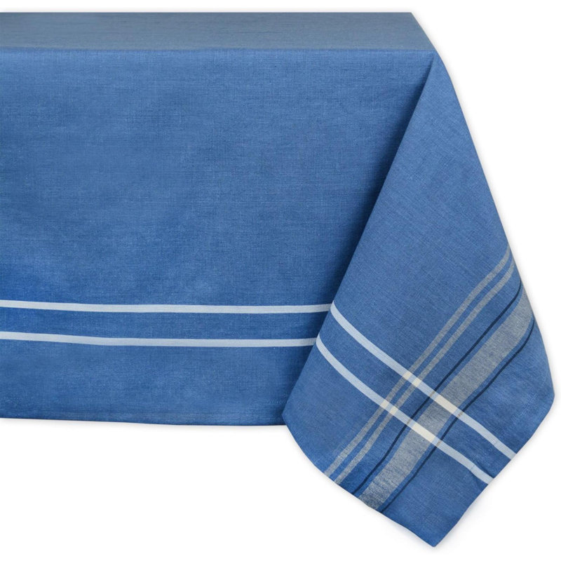 Nappe en lin de style campagnard French Stripe