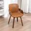Fauteuil pivotant rembourré en similicuir Dundrod-123200634