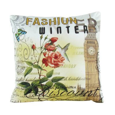 Floral Throw Pillow