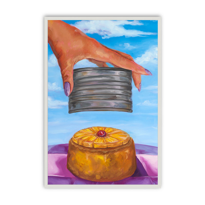 Good Good Art «Sugar Shack», art mural par Desiree Thomas, gâteau à l'envers, impression limitée, H 16 po x l 12 po