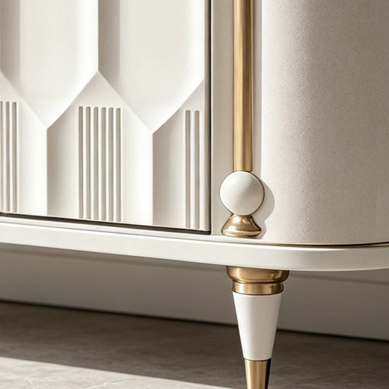 French-style modern light luxury sideboard