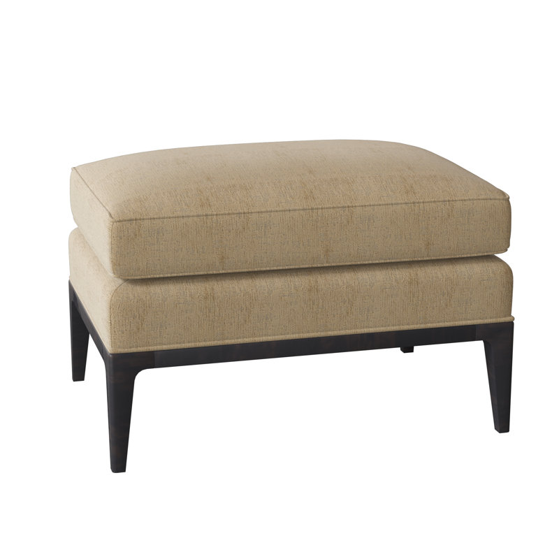 Claxton Ottoman, Espresso, Venice Linen