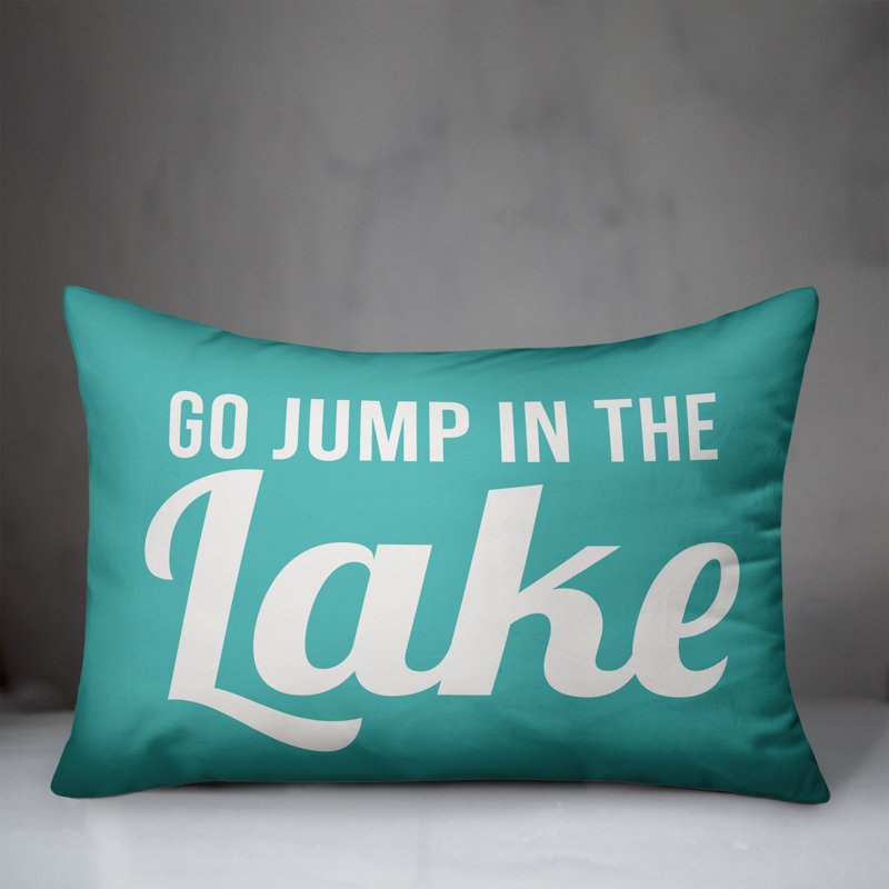  Coussin lombaire intérieur / extérieur Go Jump in the Lake