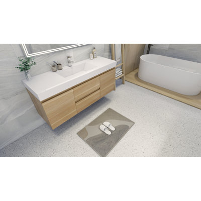 Mitul 58.75'' Single Bathroom Vanity with Acrylic Top