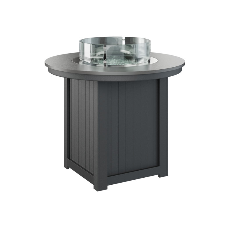 Foyer de table rond à hauteur de comptoir de 44 po Berlin Gardens Donoma, H 37 po x l 44 po x P 44 po