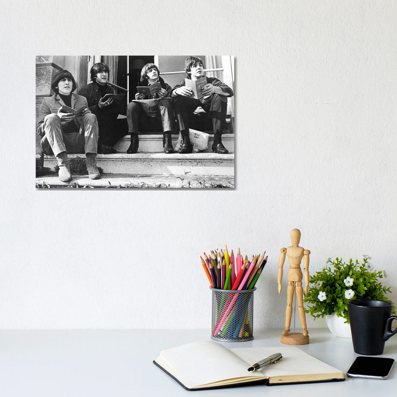 Les Beatles, 1950 - reproduction, Pas de tapis, Toile tendue, H 8 po x l 12 po x P 0,75 po