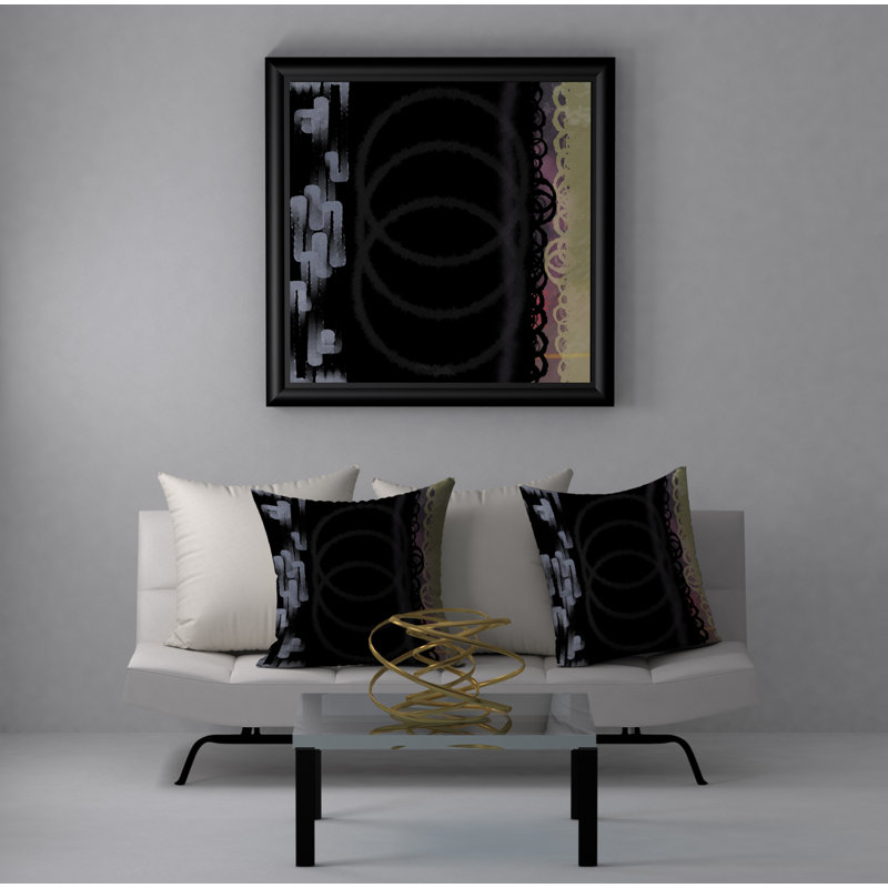 Reversible Throw Pillow, 18" x 18"