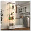 Vitrine moderne en verre avec tiroir et lumières DEL-486785072