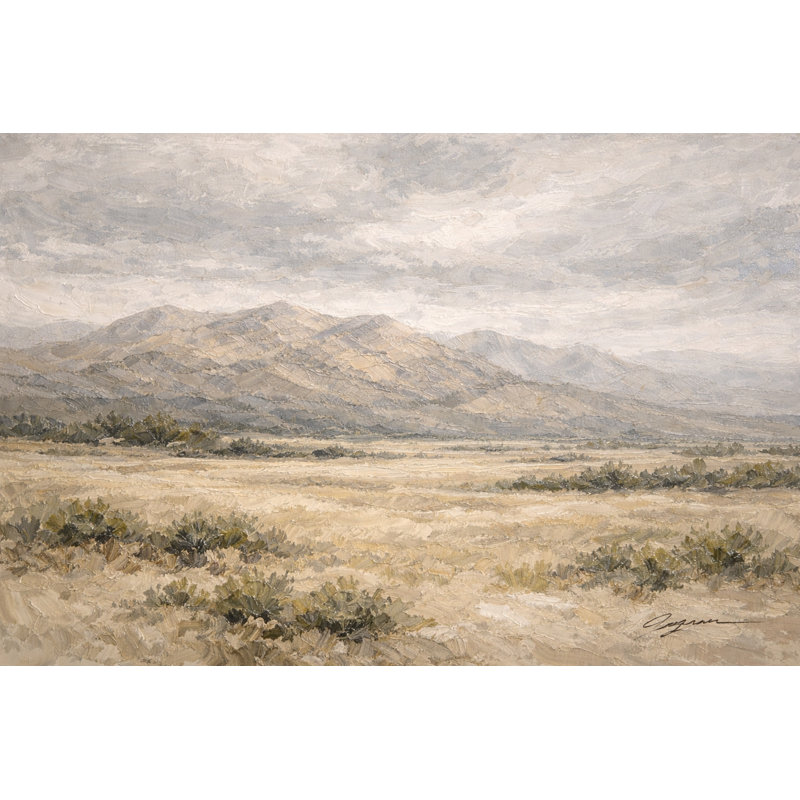 «Still Prairie», art mural sur toile tendue, L 40 po x H 30 po x P 1,5 po