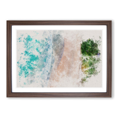 Nacpan Beach in El Nido Philippines - Picture Frame Painting