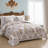 Down Alternative Patterned Comforter Set with Paisley Print-113876943
