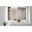 Miroir de salle de bain 60 po x 40 po avec DEL, cadre en aluminium imperméable, contrôle tactile intelligent, fixation murale pour la salle de bain
